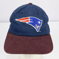 90s Logo Athletic New England Patriots Maroon Brim Snapback Hat - Adjustable