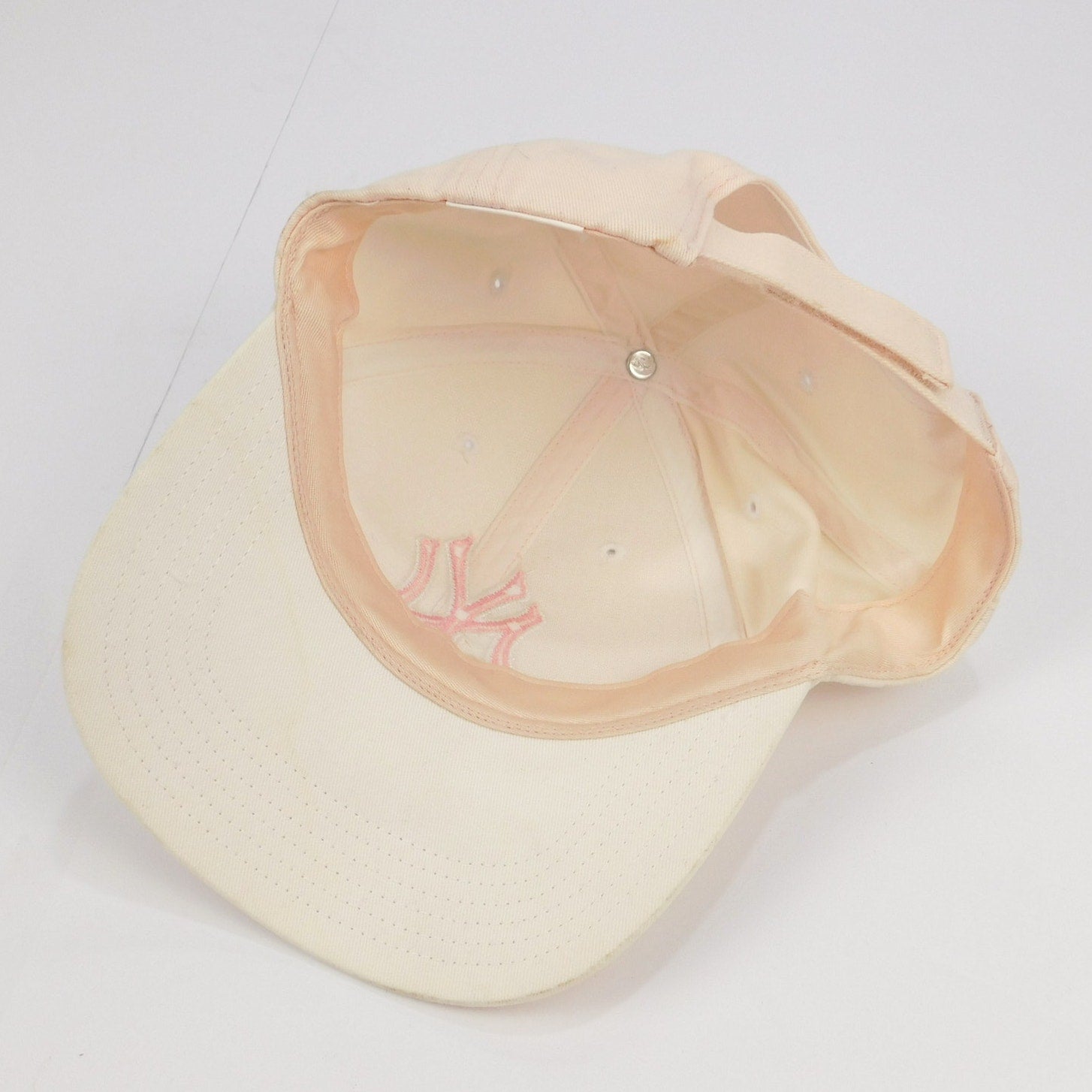 Vintage New York Yankees Pink Adjustable Hat - Tagged Youth, Fits Adult Heads