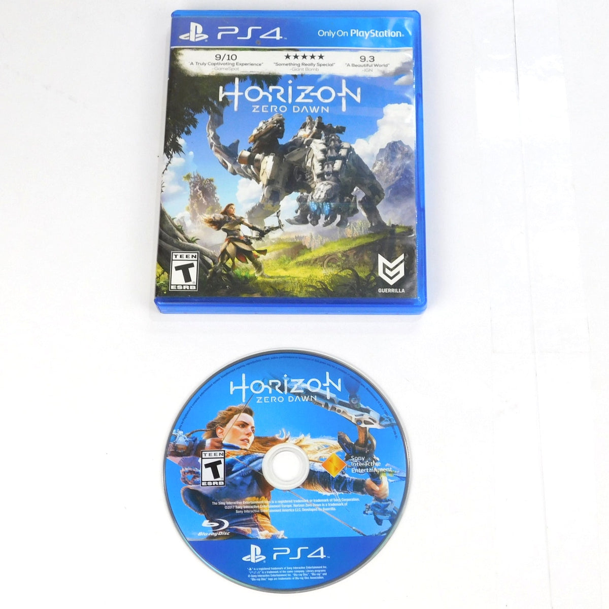 Horizon Zero Dawn Sony Playstation 4 PS4 Complete CIB Tested Working 2017
