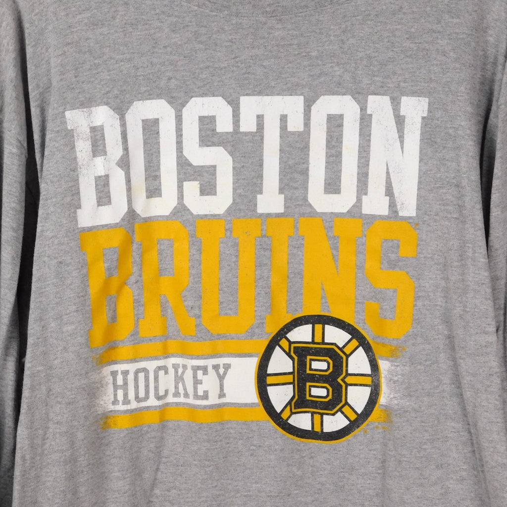 Boston Bruins Hockey Long Sleeve T Shirt - Size XL
