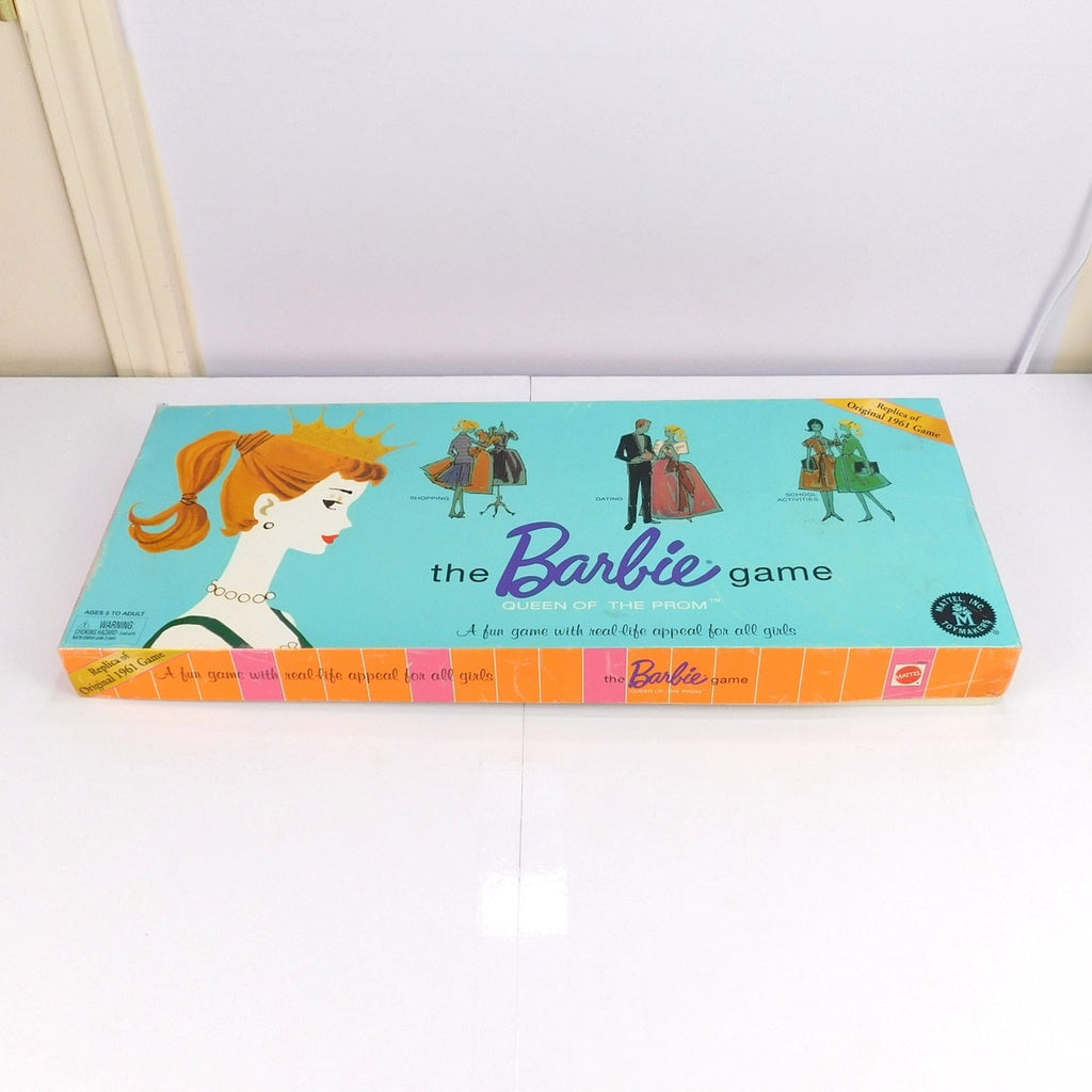 2006 Barbie Queen of the Prom Board Game Complete Mattel Reissue CIB