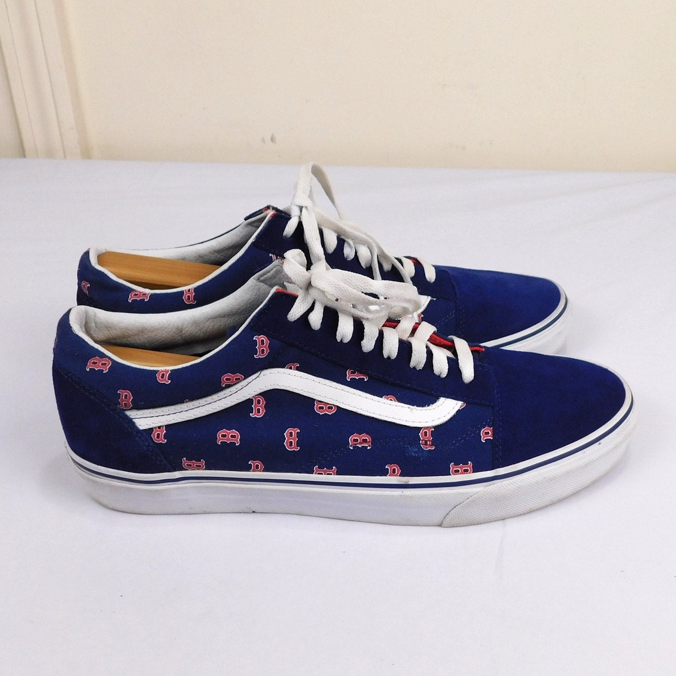Vans Old Skool x MLB Boston Red Sox Sneakers - Size Men's 11 .5