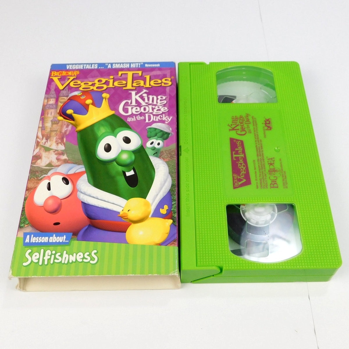 Veggie Tales King George And The Ducky VHS Tested 2000 Big Idea Lyrick