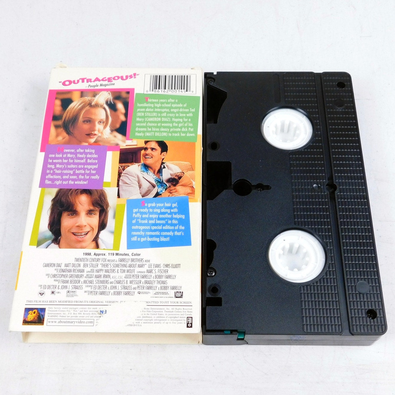 There's Something About Mary VHS Tested Special Edition 1998 20th Century Fox