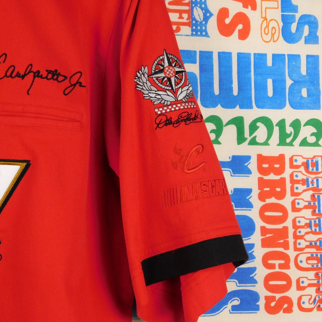 Dale Earnhardt Jr Budweiser NASCAR Pit Shirt L Chase Authentics Drivers Line