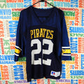 90s Russell Athletic Pirates Mesh Football Jersey - Size L