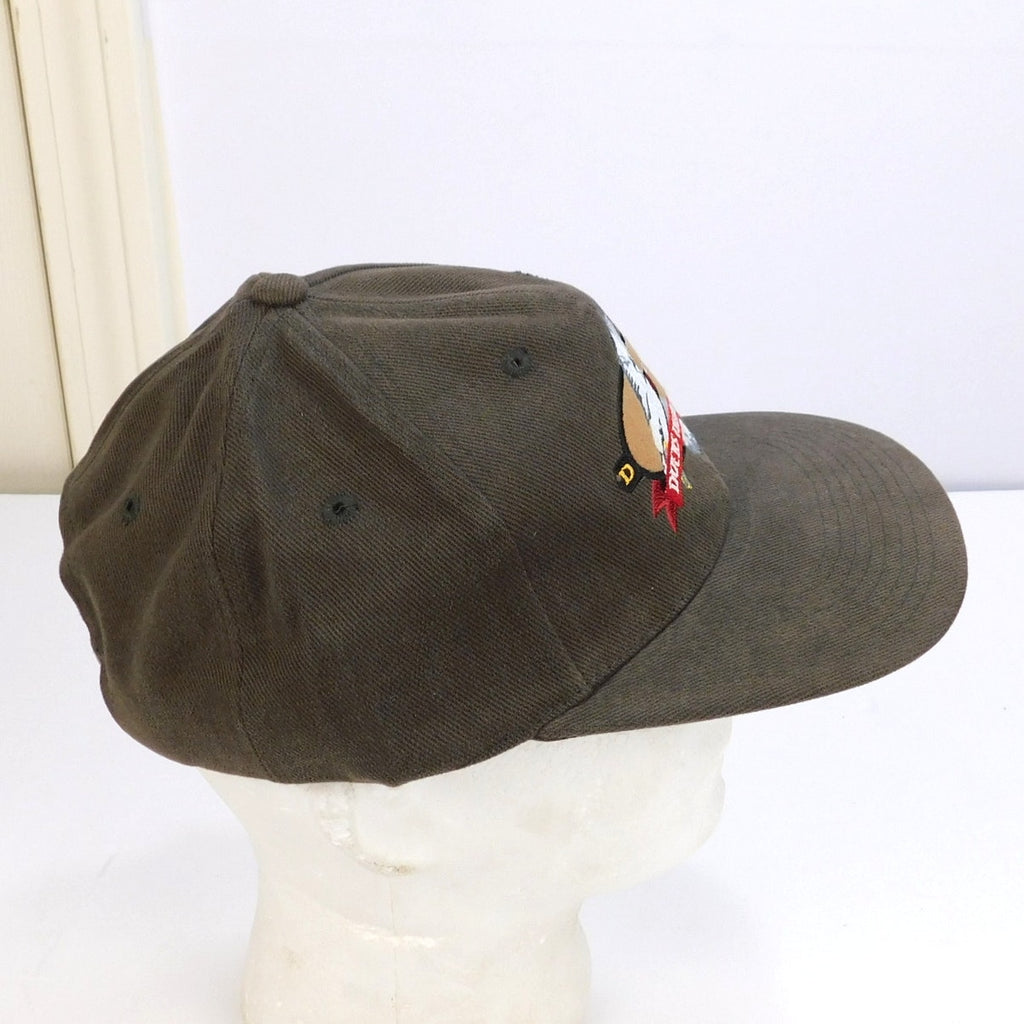 Ducks Unlimited Vintage Duck Hunting Hat Cap Brown Strapback NWT