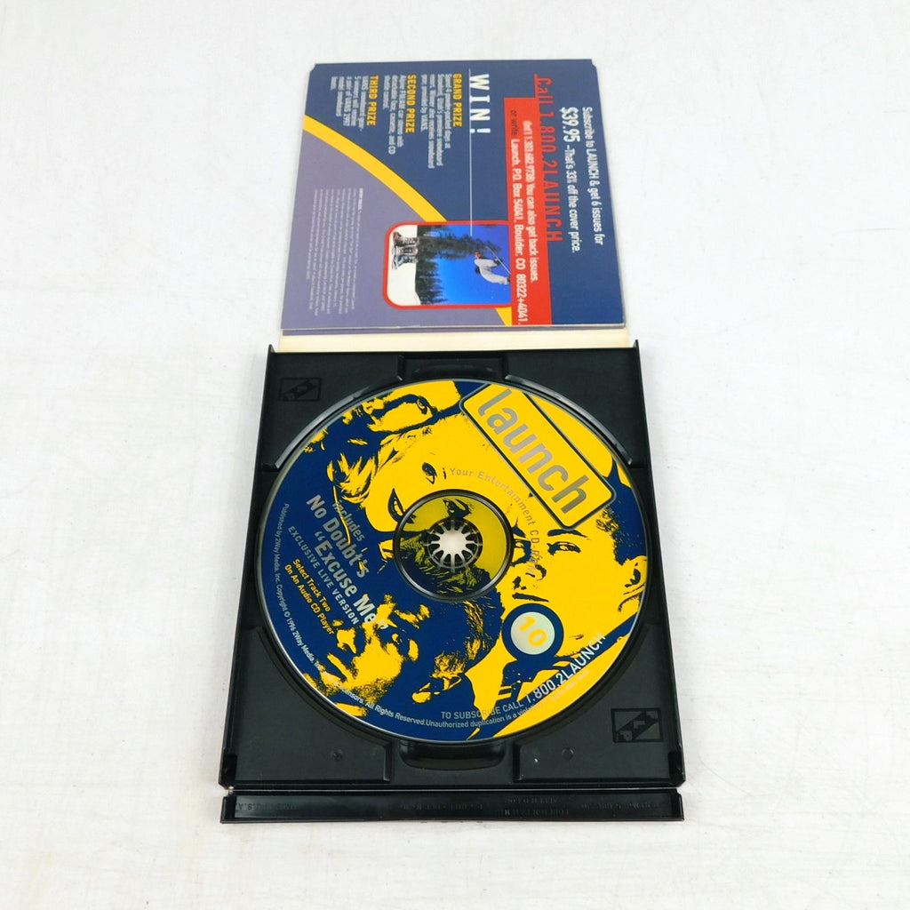 Launch Music Magazine PC CD ROM Vol 10 No Doubt Cover Game Demos Interactive