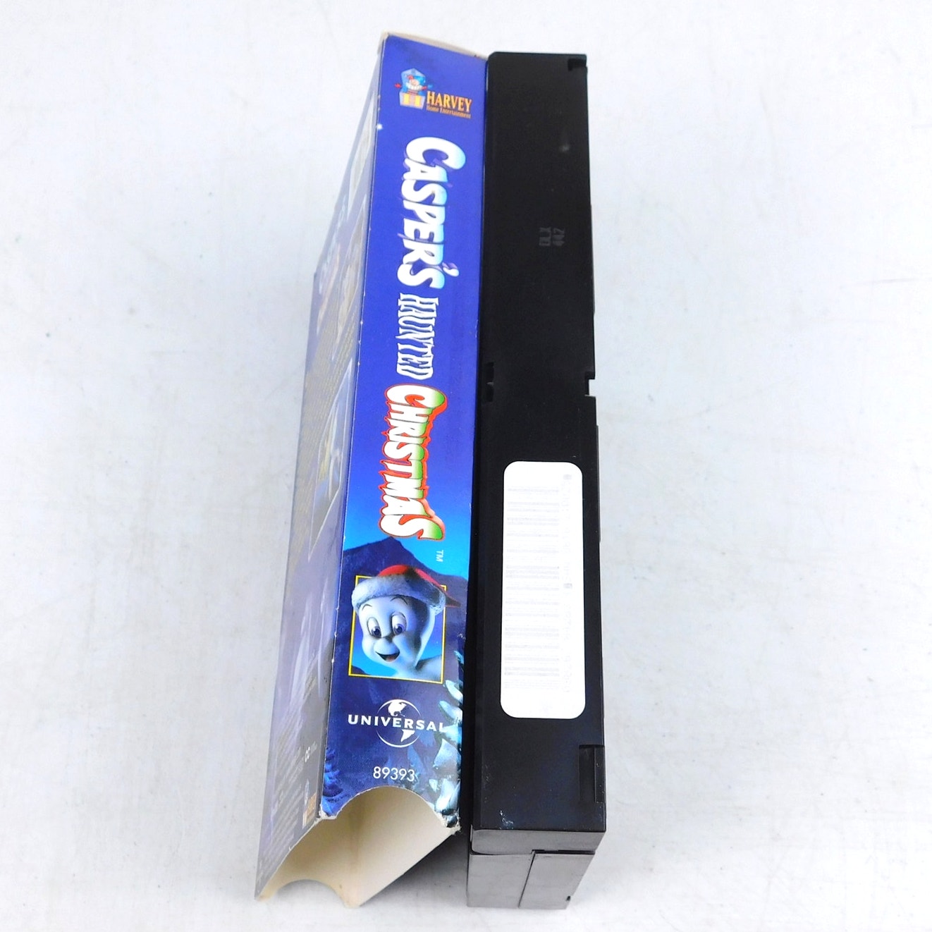 Casper's Haunted Christmas VHS Tested Working Slipcover 2001 Universal Small Box