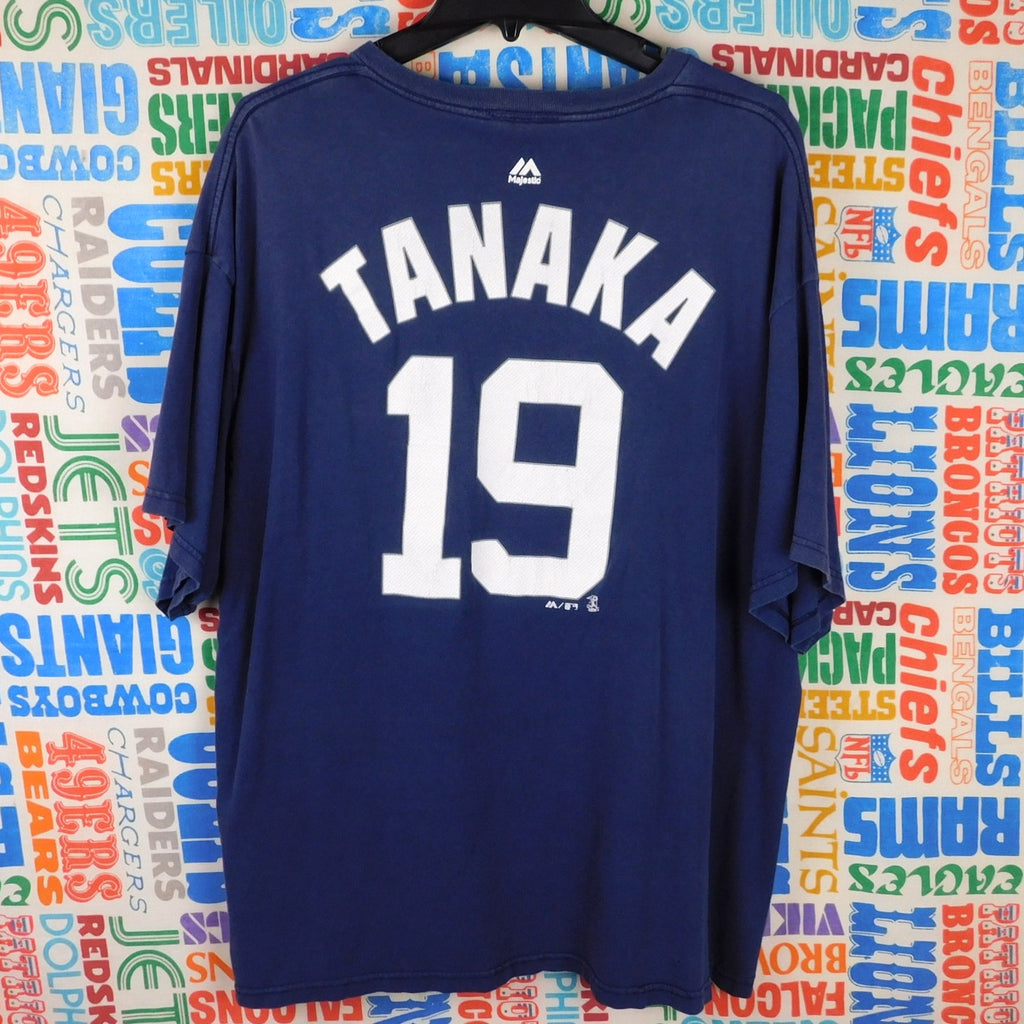 Majestic NY Yankees Masahiro Tanaka Jersey T Shirt - Size 2XL