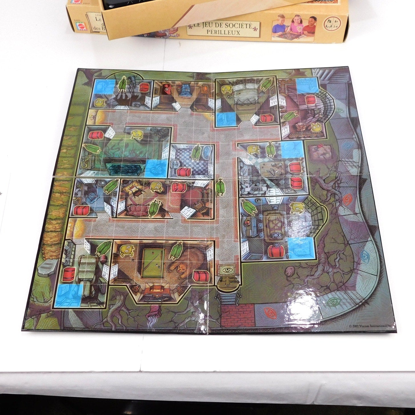 A Series Of Unfortunate Events Perilous Parlor Board Game Complete Mattel 2004