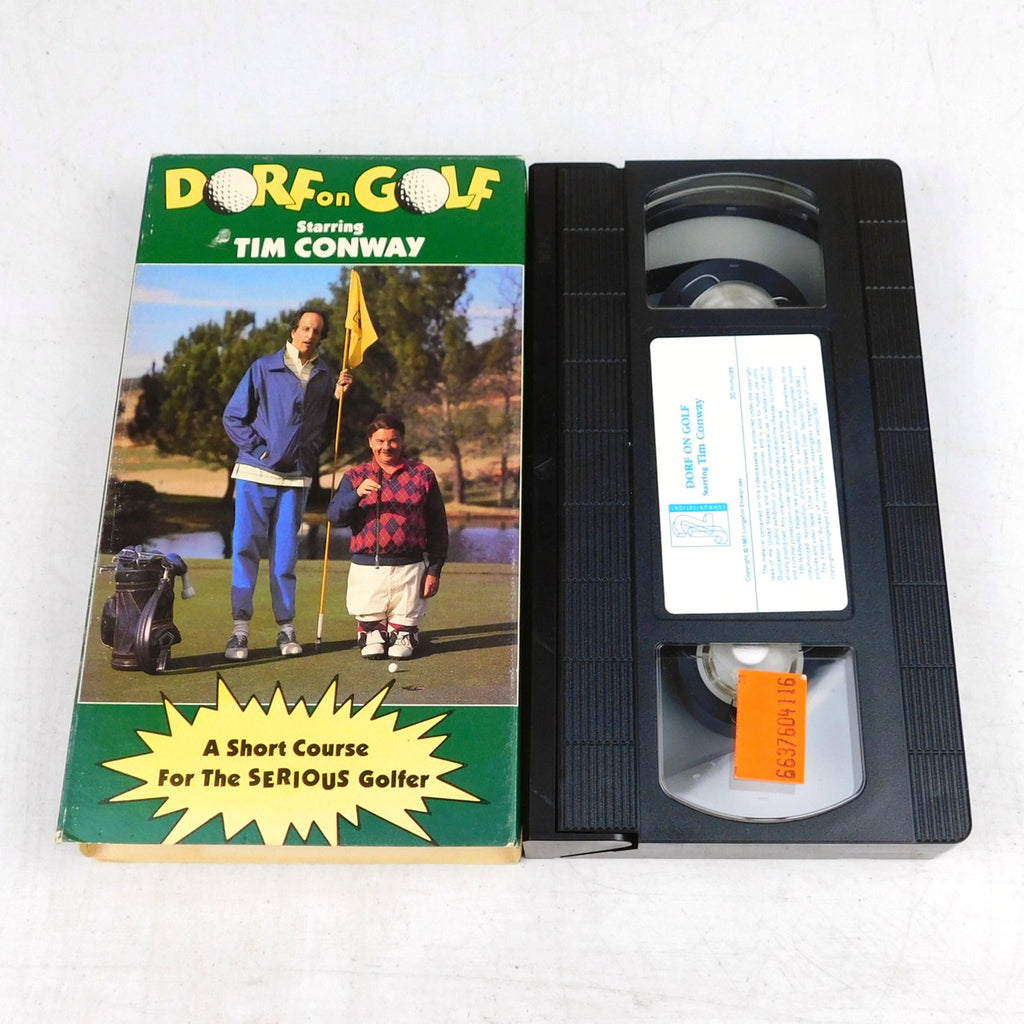 Dorf On Golf VHS Tested Working Tom Conway 1987 J2 Communications