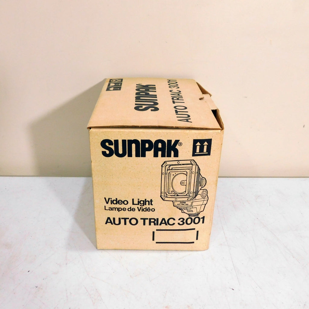 Vintage Sunpak Video Light Auto Triac 3001 Tested Working In Box