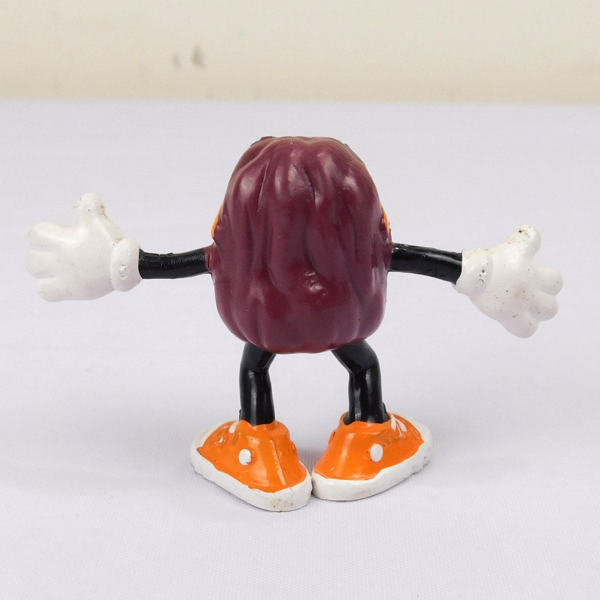Vintage California Raisins 2" PVC Figure Orange Glasses & Shoes 1987 Calrab