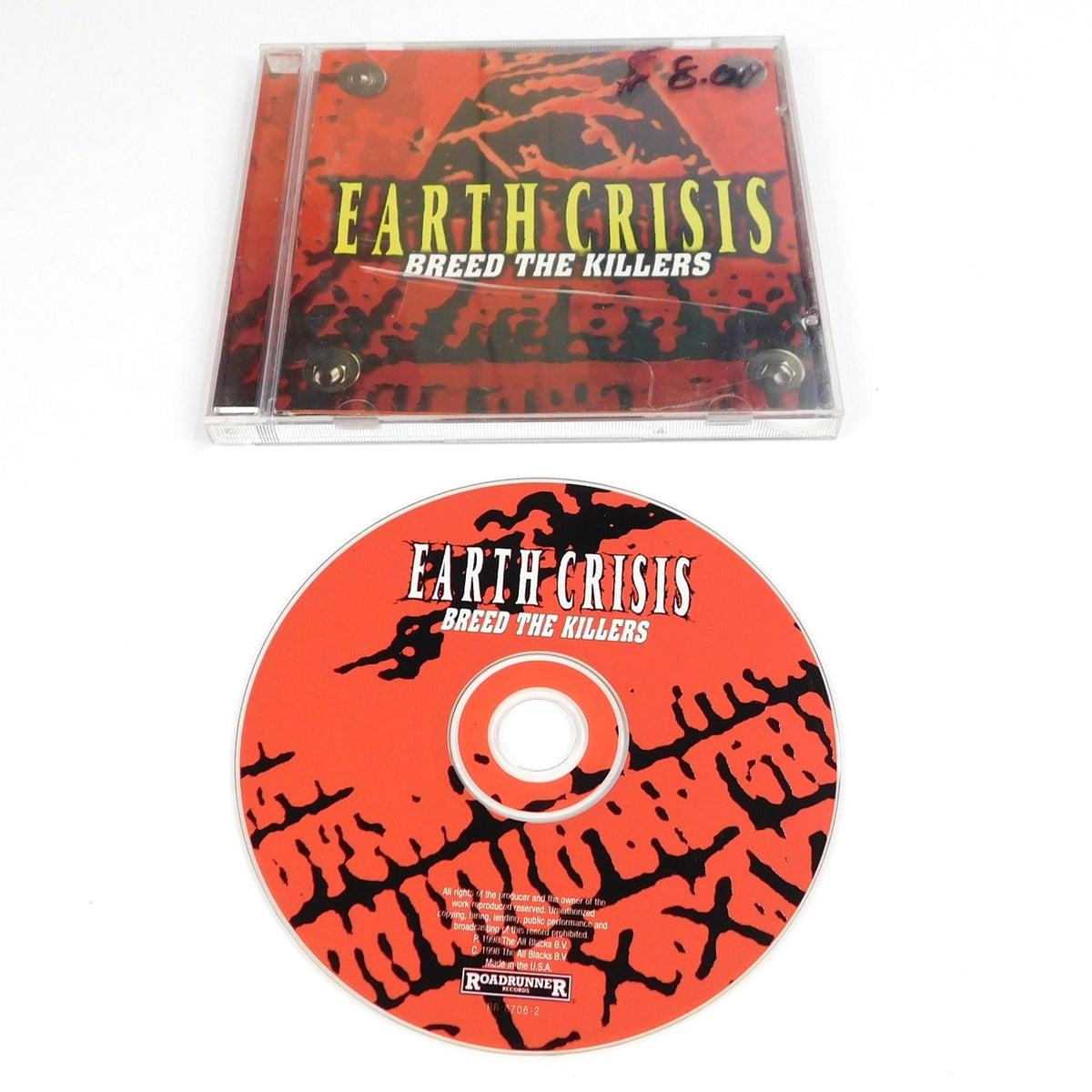 Earth Crisis Breed the Killers CD 1998 Roadrunner 8706-2 Metalcore Tested