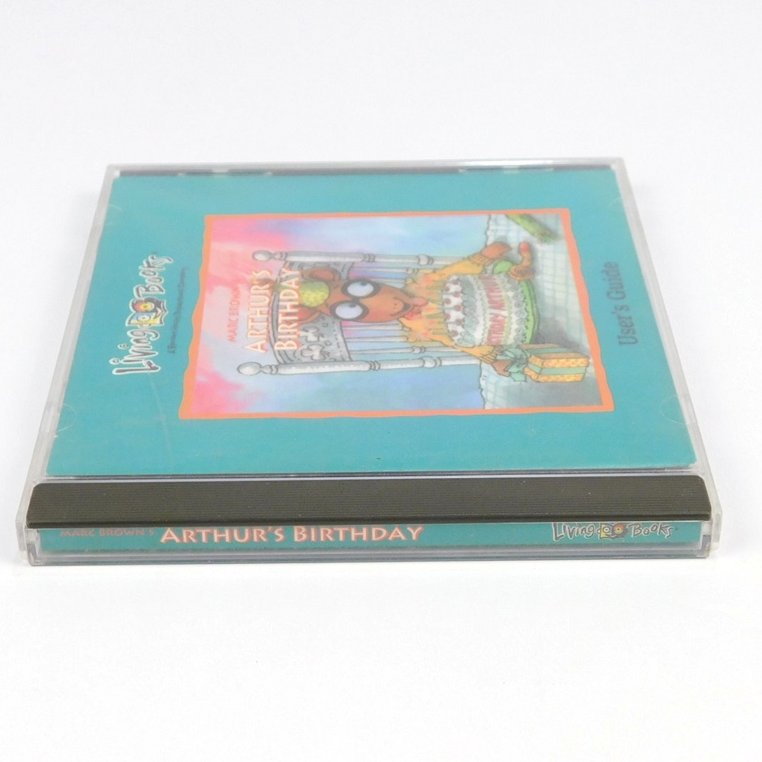 Arthur's Birthday Living Books PC CD ROM Tested Working 1994 Marc Brown Aardvark