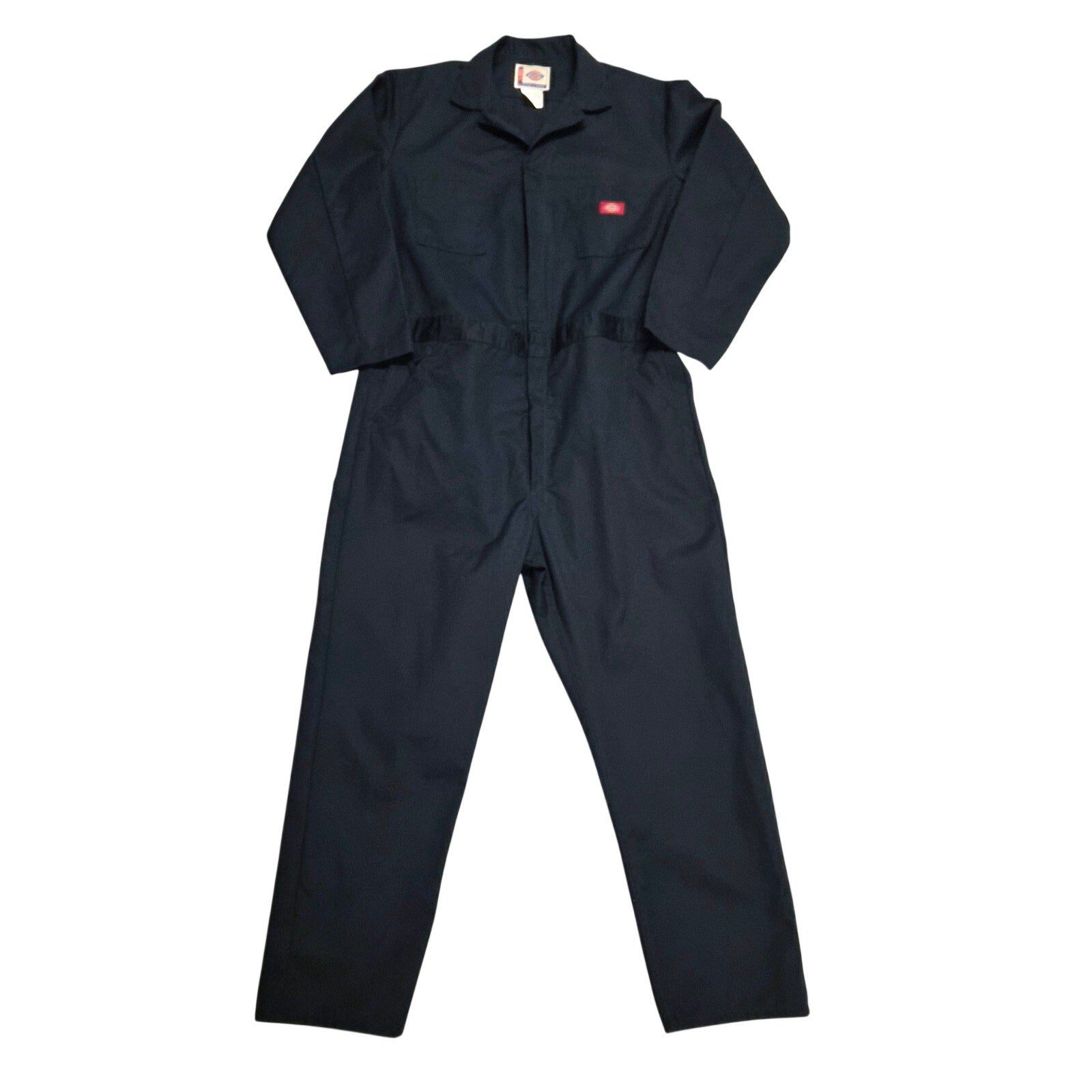 Dickies Basic Blended Coveralls Size L 42/44 Navy Blue Boiler Suit No Wear 2010