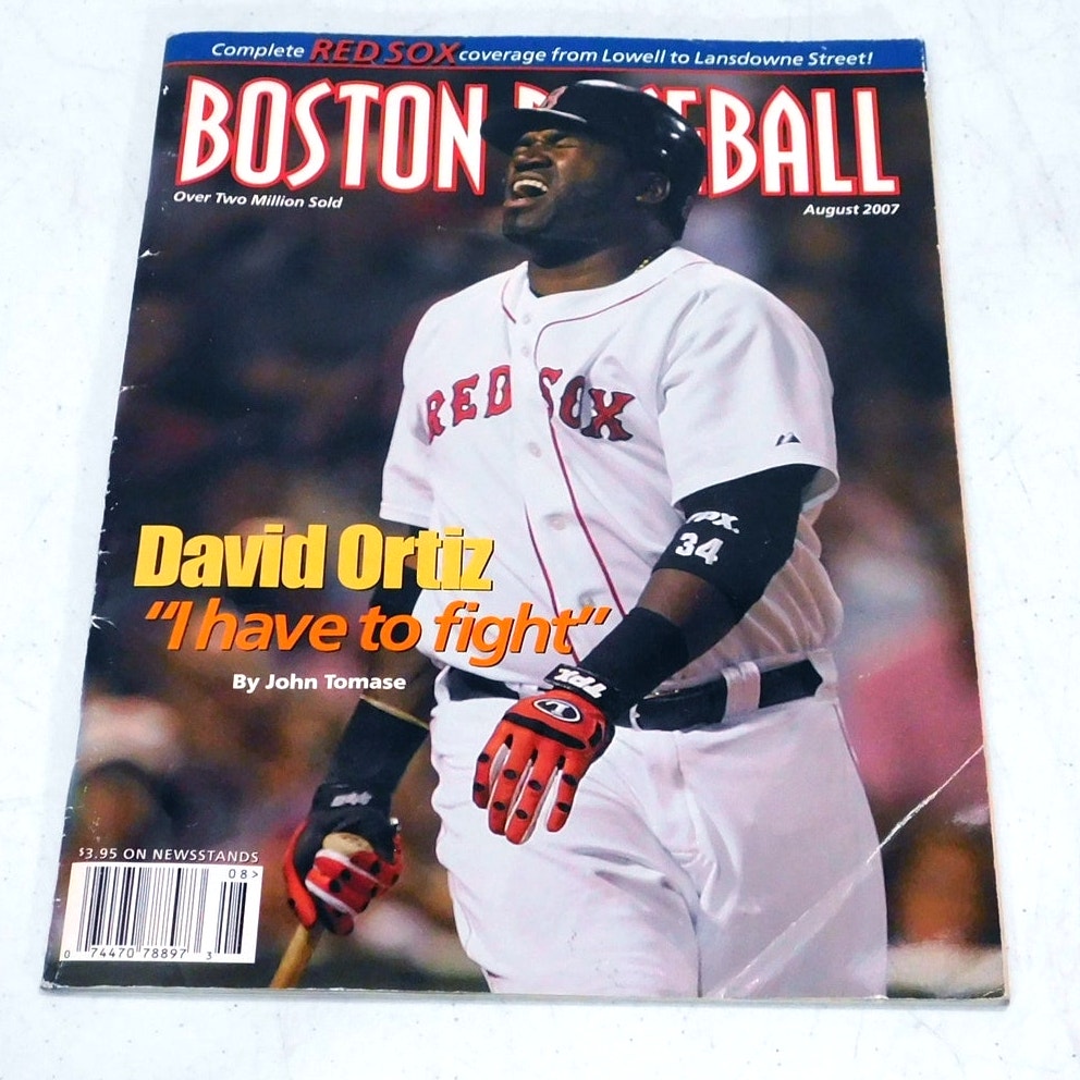 Boston Red Sox Baseball Magazine August 2007 David Ortiz Cover