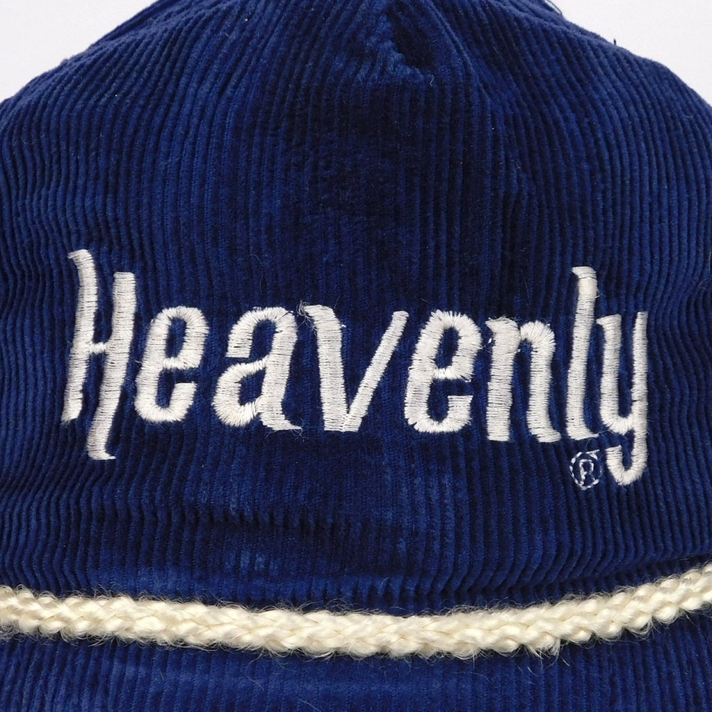 80s Heavenly Ski Resort Corduroy Snapback Hat - Adjustable