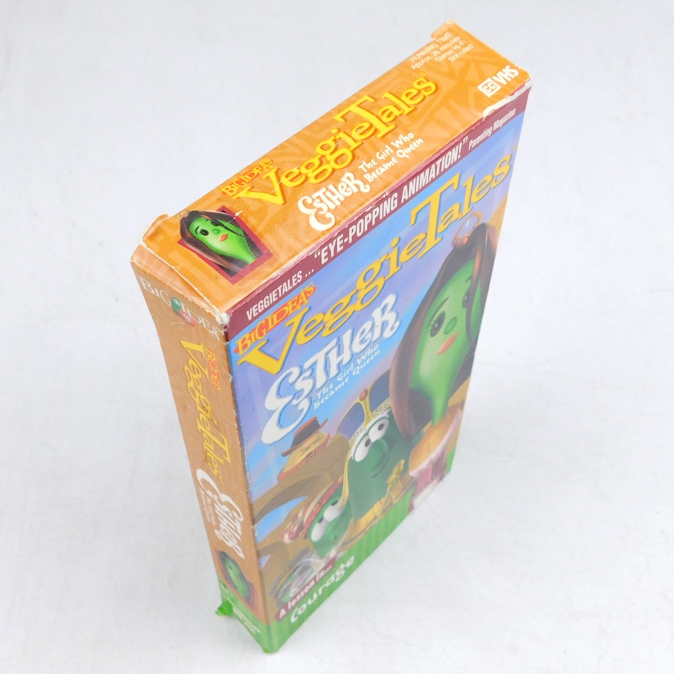 VeggieTales Esther The Girl Who Became Queen VHS Tested Big Idea 2000