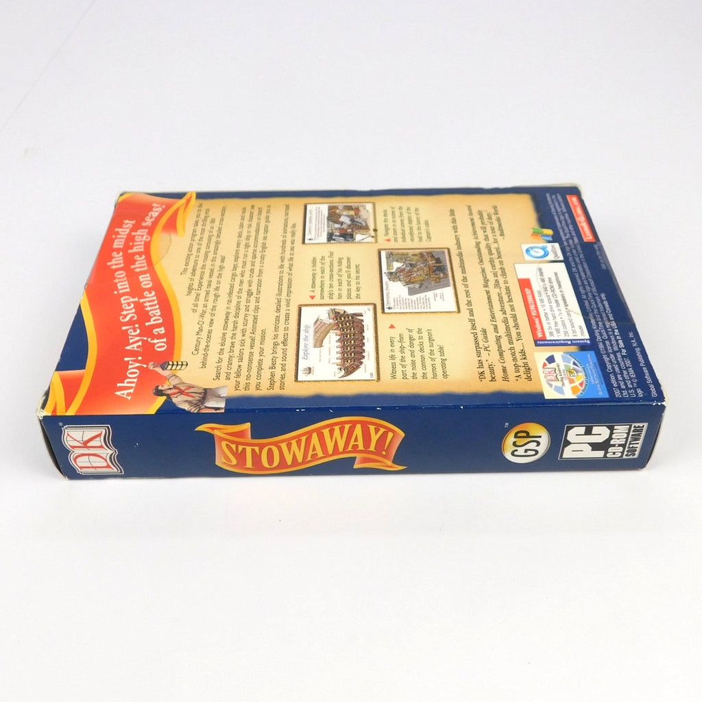 DK Stowaway! PC CD-ROM Sealed Small Box Educational Adventure 2007 Edition
