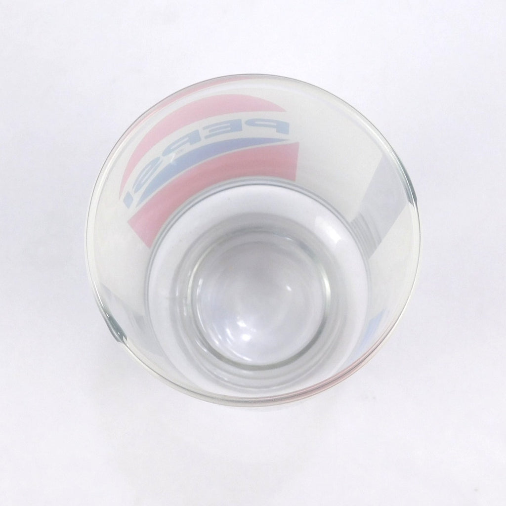 Vintage Pepsi Cola Pedestal Fountain Glass Red White Blue Soda Cup 32 Ounce