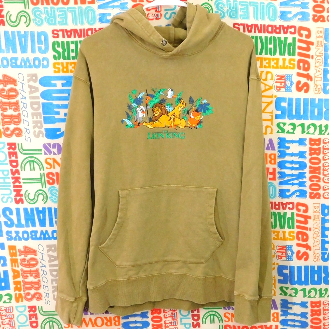 Lion King Disney Parks Embroidered Hoodie - Size L
