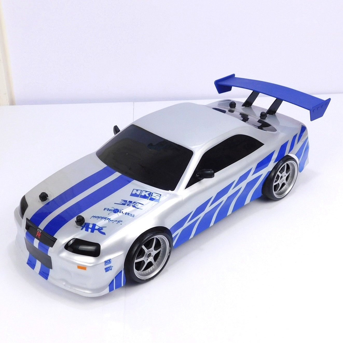 Jada Fast & Furious Nissan Skyline GT-R R34 RC Car 27MHz No Remote Tested Motor