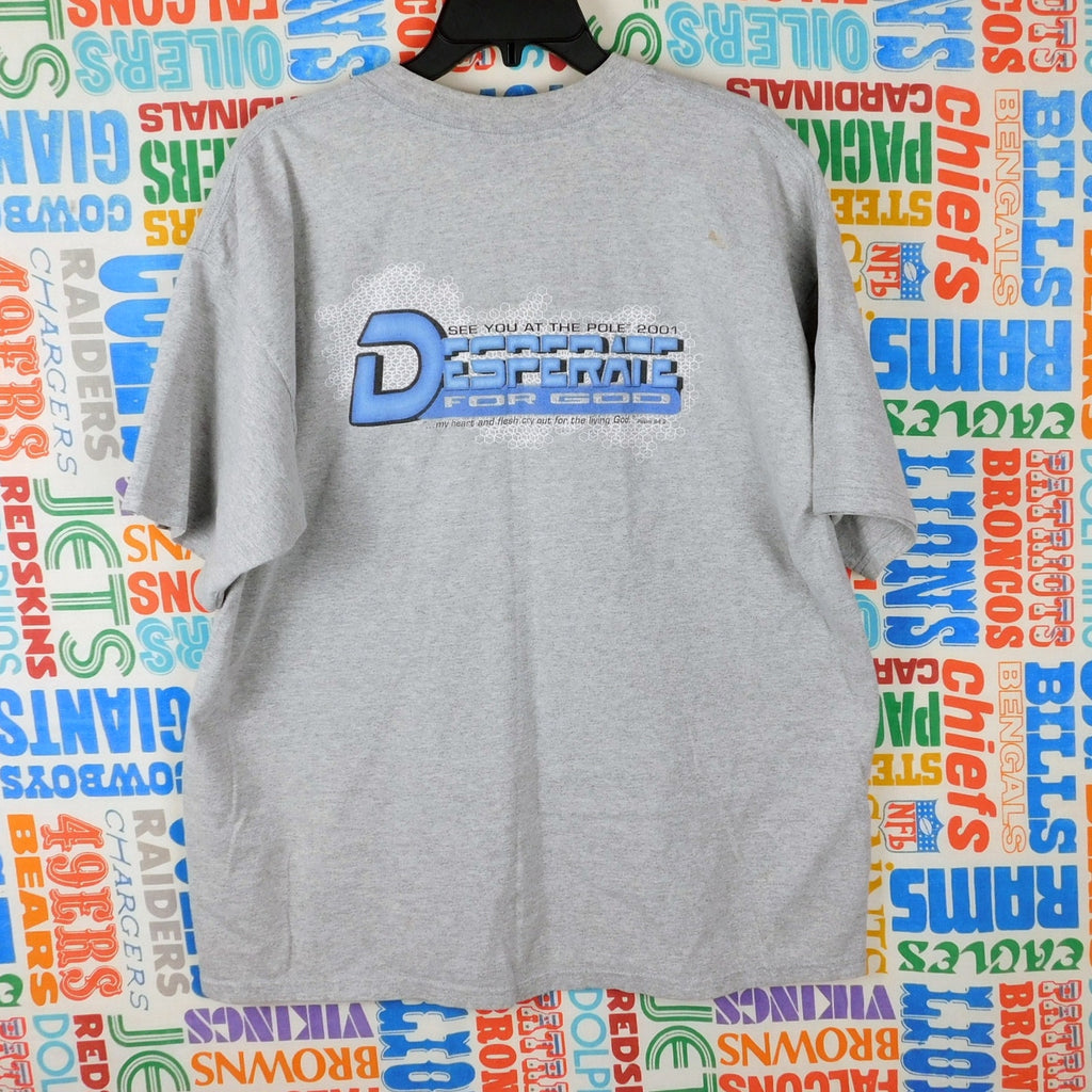 Desperate For God See You At The Pole 2001 T Shirt - Size XL