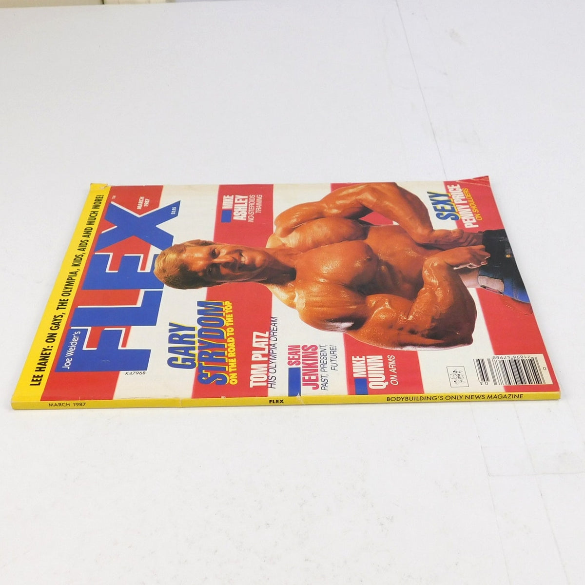 FLEX Magazine March 1987 Gary Strydom Lee Haney Tom Platz Bodybuilding