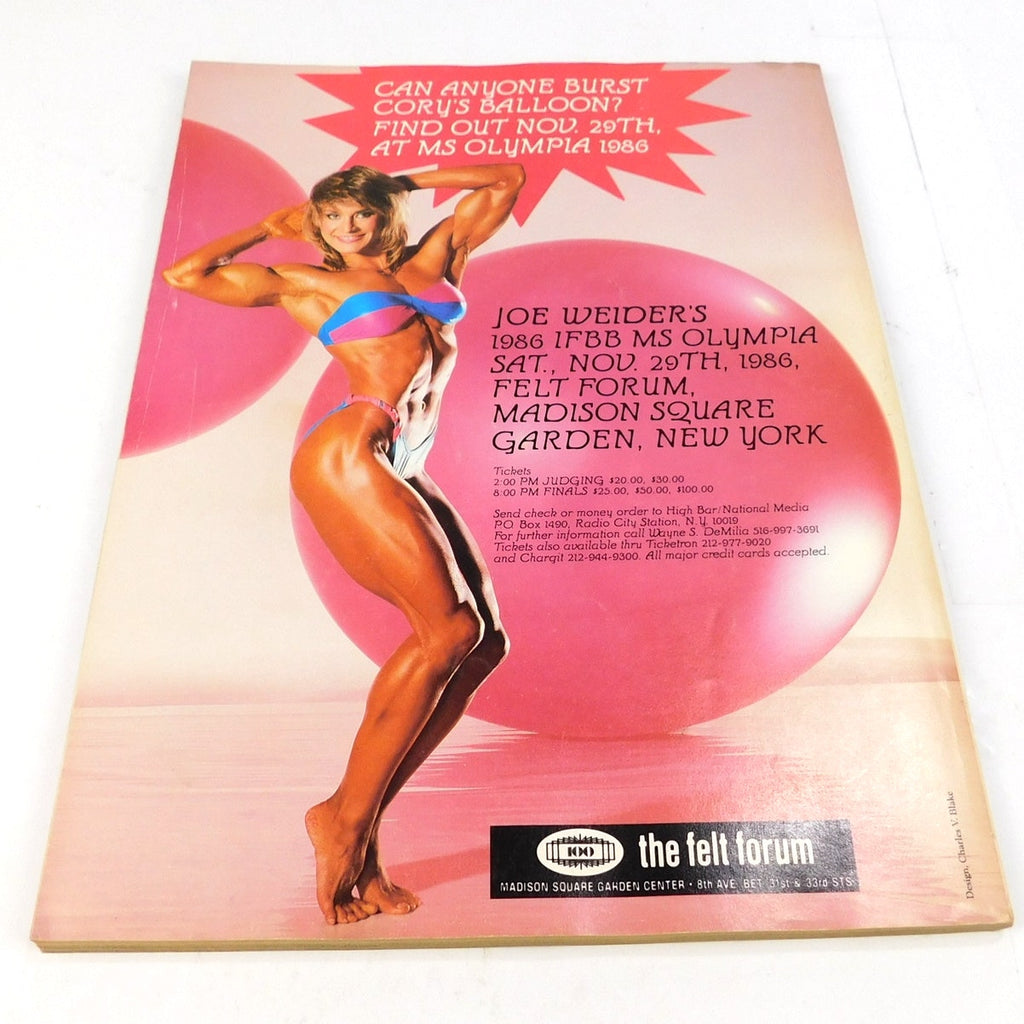 Muscle & Fitness August 1986 Mary Roberts Berry DeMey Bodybuilding Magazine