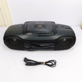 Sanyo MCD-Z2 Portable CD Cassette Boombox AM FM Radio Tested Working Vintage 90s