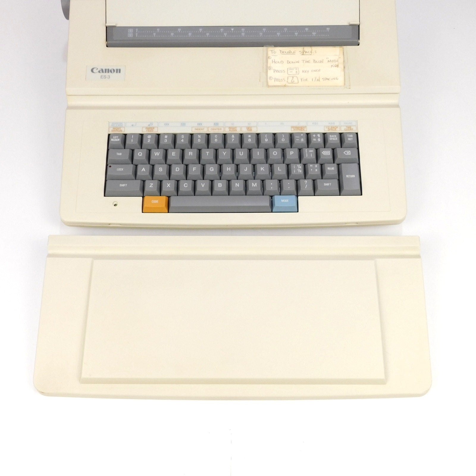 Canon ES3 Electronic Typewriter Word Processor Fully Tested w/ Ink Ribbon V008