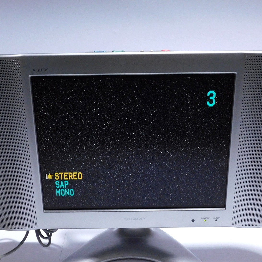 Sharp LC-15B2UA 15" LCD TV Tested Working 4:3 Retro Gaming No Remote 2002
