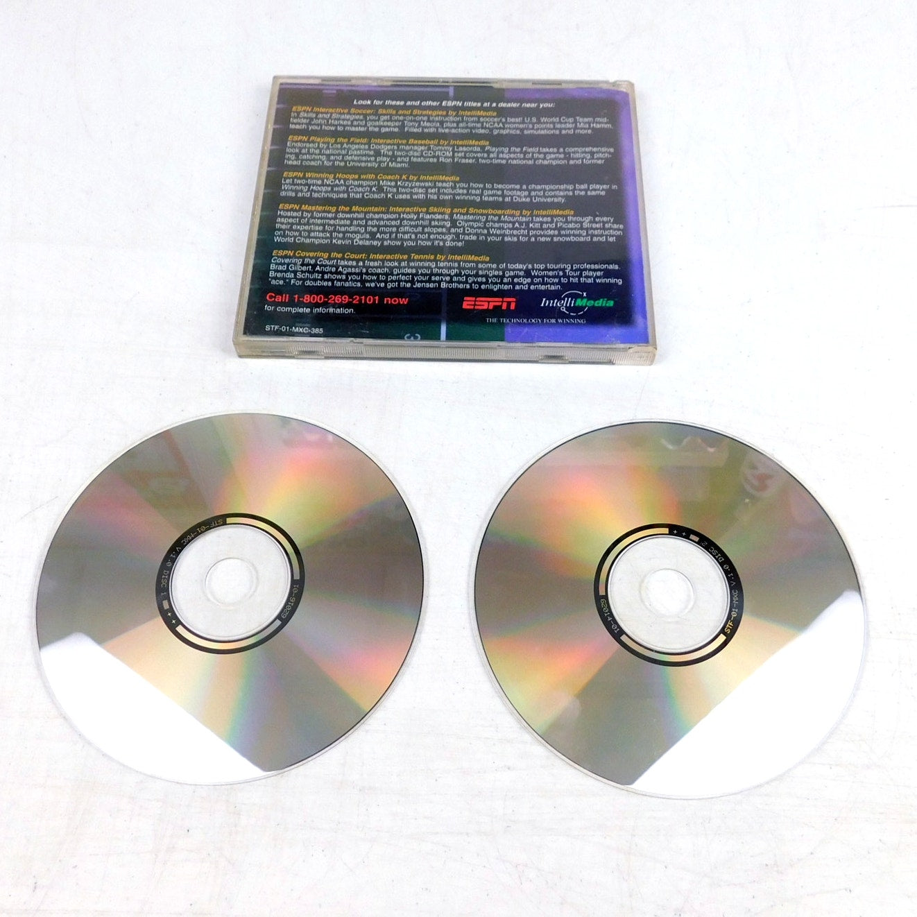 ESPN Pop Warner Interactive Football PC CD ROM Tested 2 Disc 1995 Intellimedia