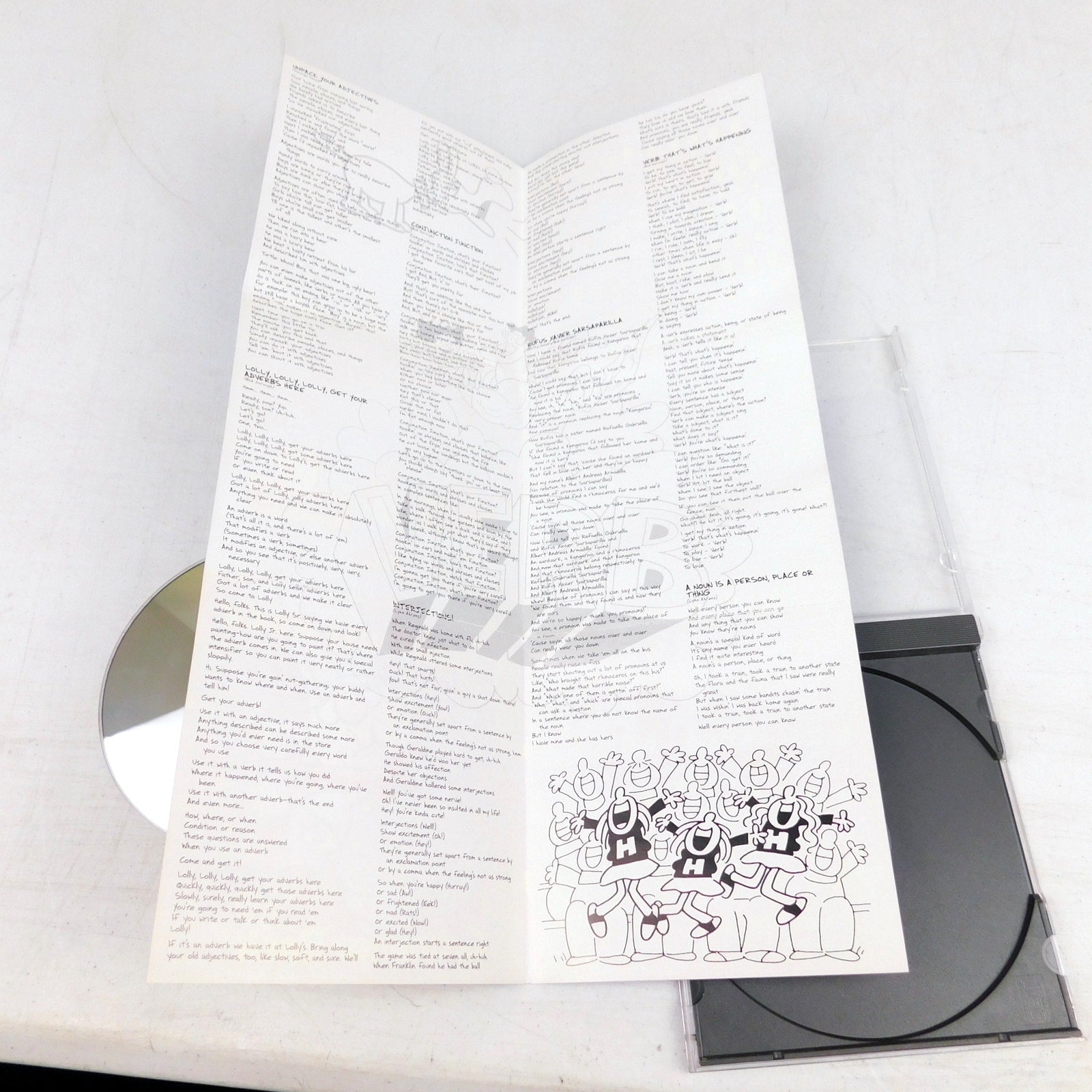 School House Rock Grammar Rock CD 1997 Tested With Lyric Sheet Rhino R2 72612
