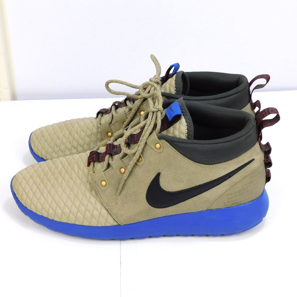 Nike Roshe Run Sneakerboot Bamboo Blue 615601-200 Men's Size 12 Shoes 2013