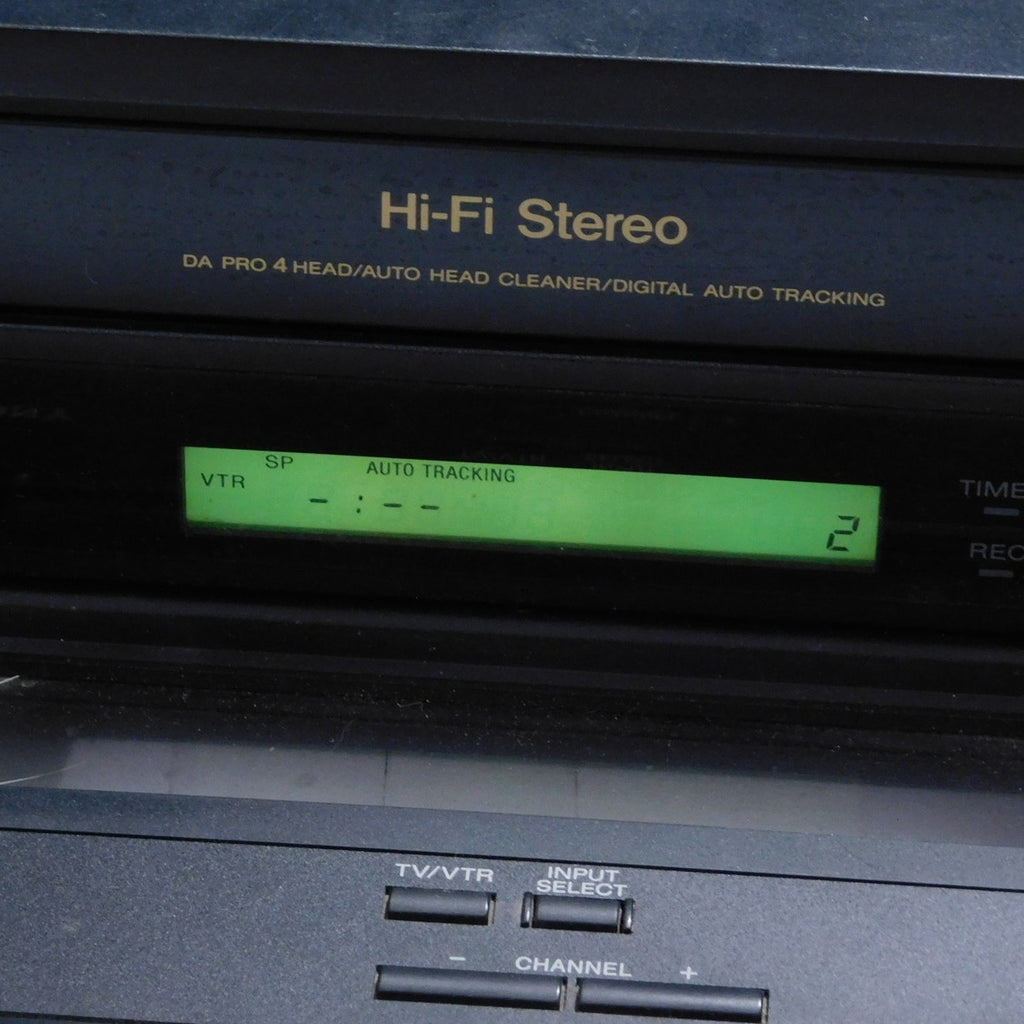 Sony SLV-720HF VHS VCR Hi-Fi Stereo 4 Head New Belts Tested Working No Remote