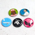 Fuel TV Pinback Buttons - Set of 5 - 3/4" diameter