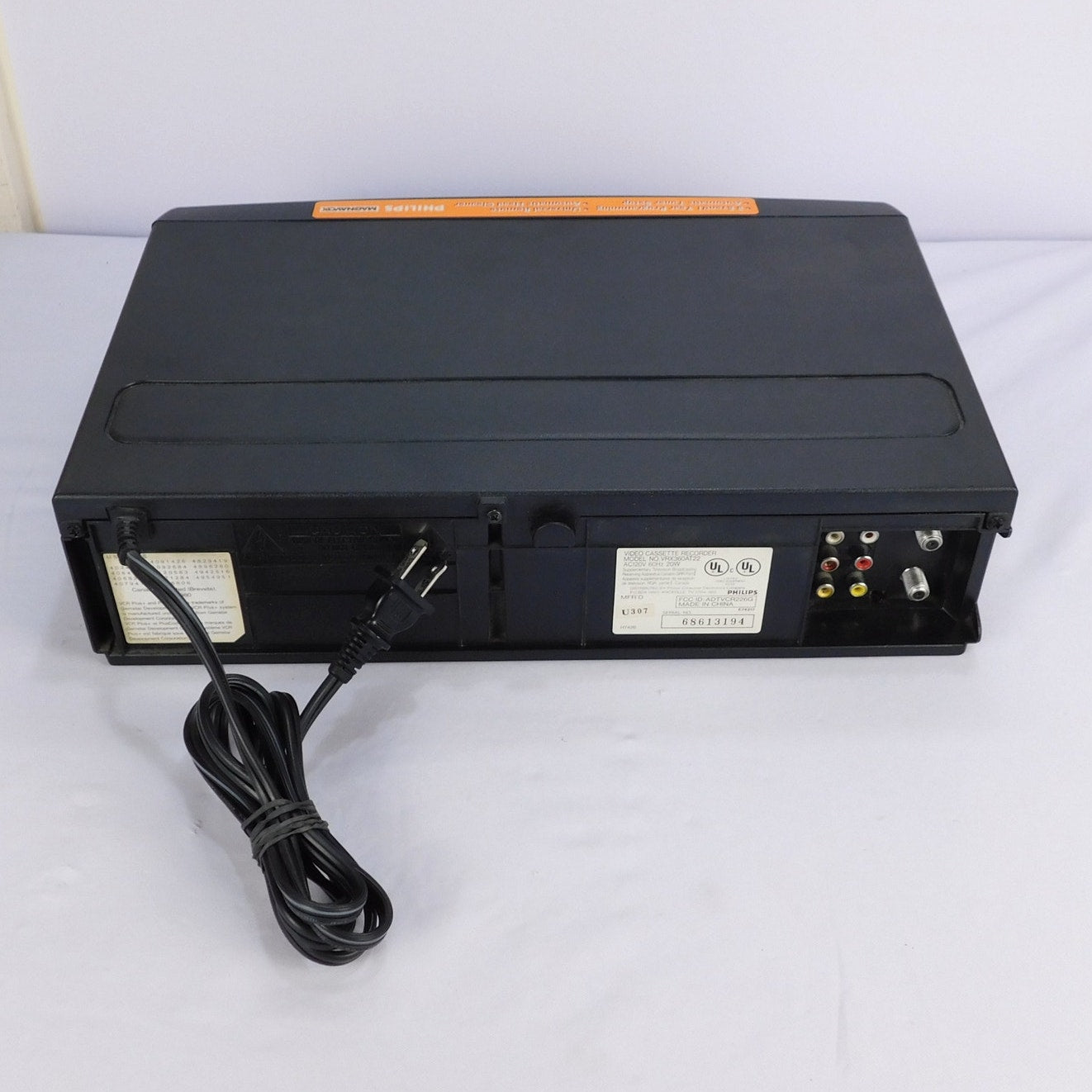 Philips Magnavox VCR VHS Player VRX360AT22 Tested Working No Remote
