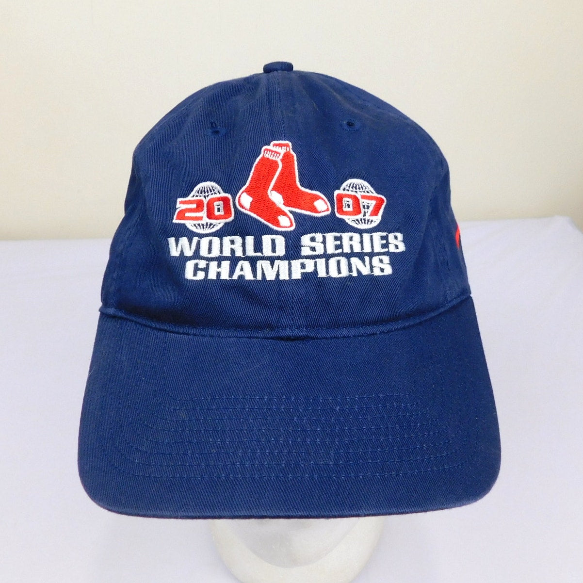 Nike Boston Red Sox 2007 World Series Champs Strapback Hat - Adjustable