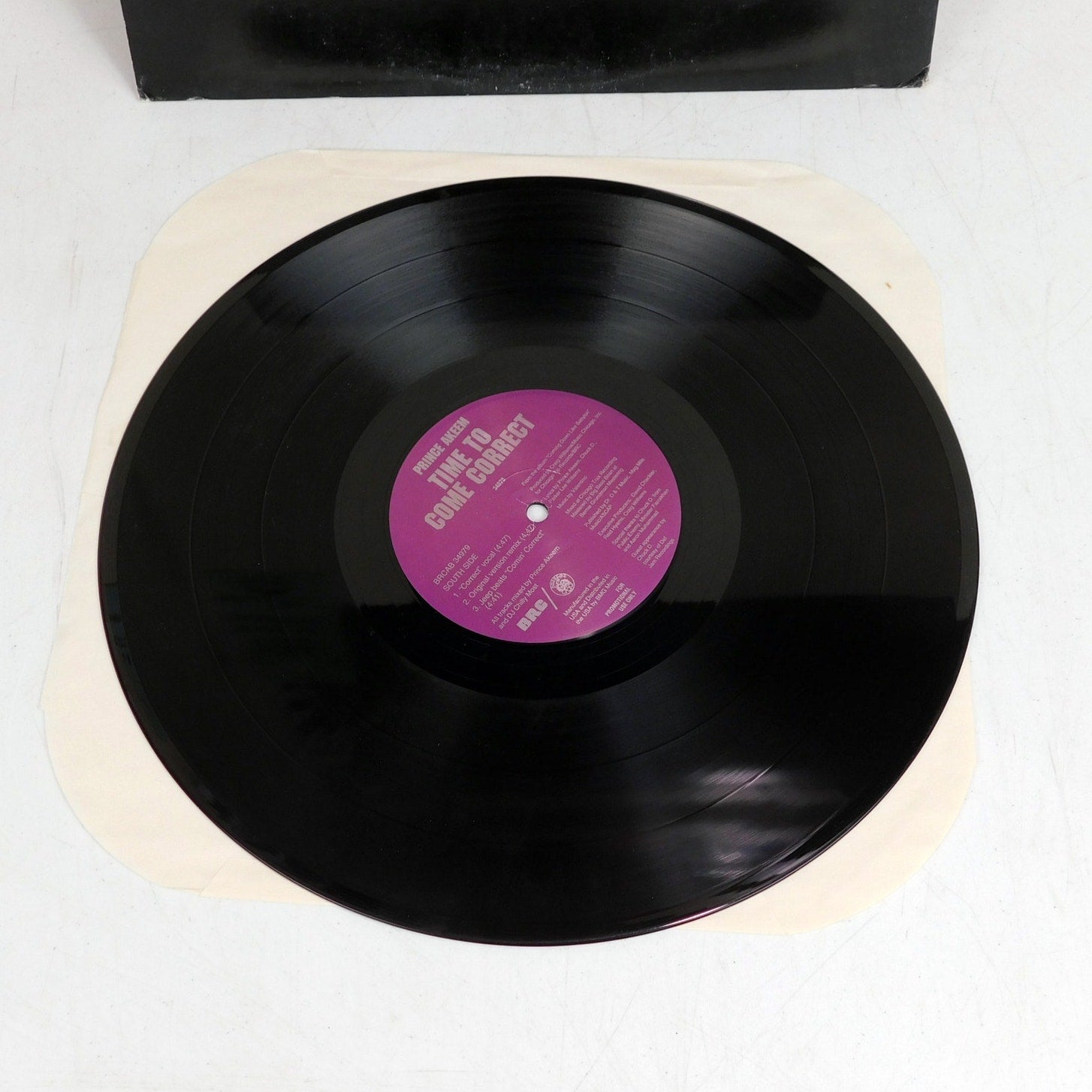 Prince Akeem Time To Come Correct Promo Vinyl LP 12" Chuck D BRCAB 34379
