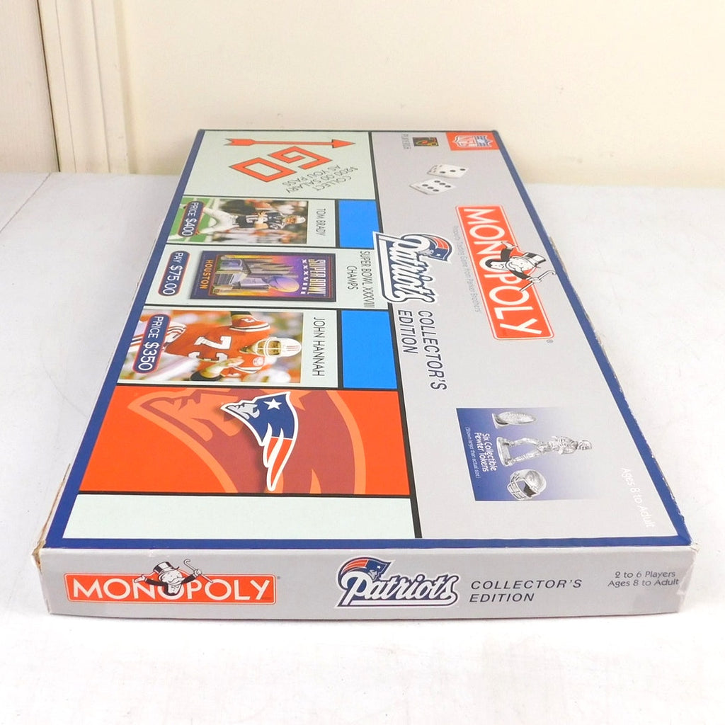 New England Patriots Monopoly Board Game Complete In Box USAopoly Vintage 2004