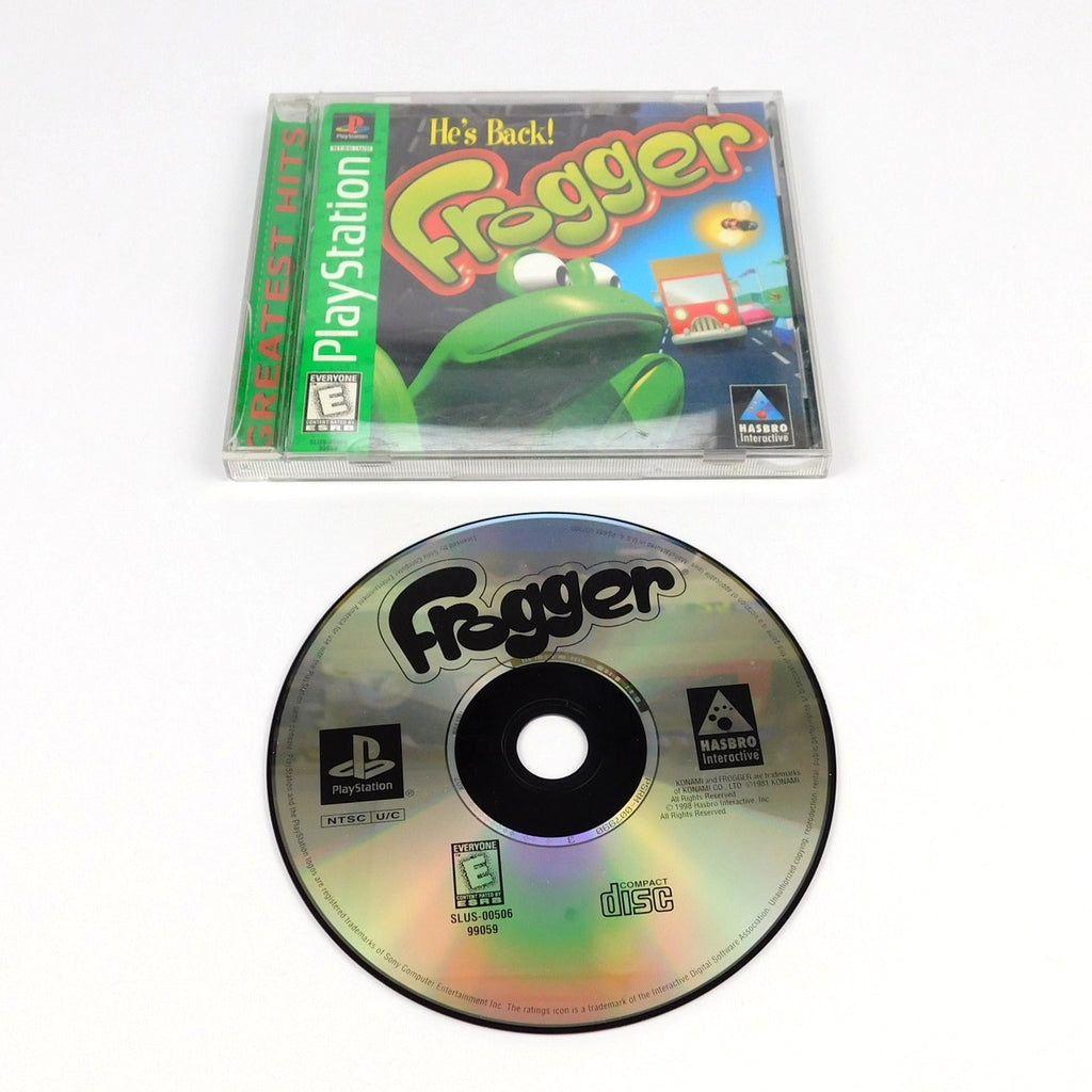Frogger Sony Playstation 1 PS1 Tested Working Complete CIB 1998 Greatest Hits
