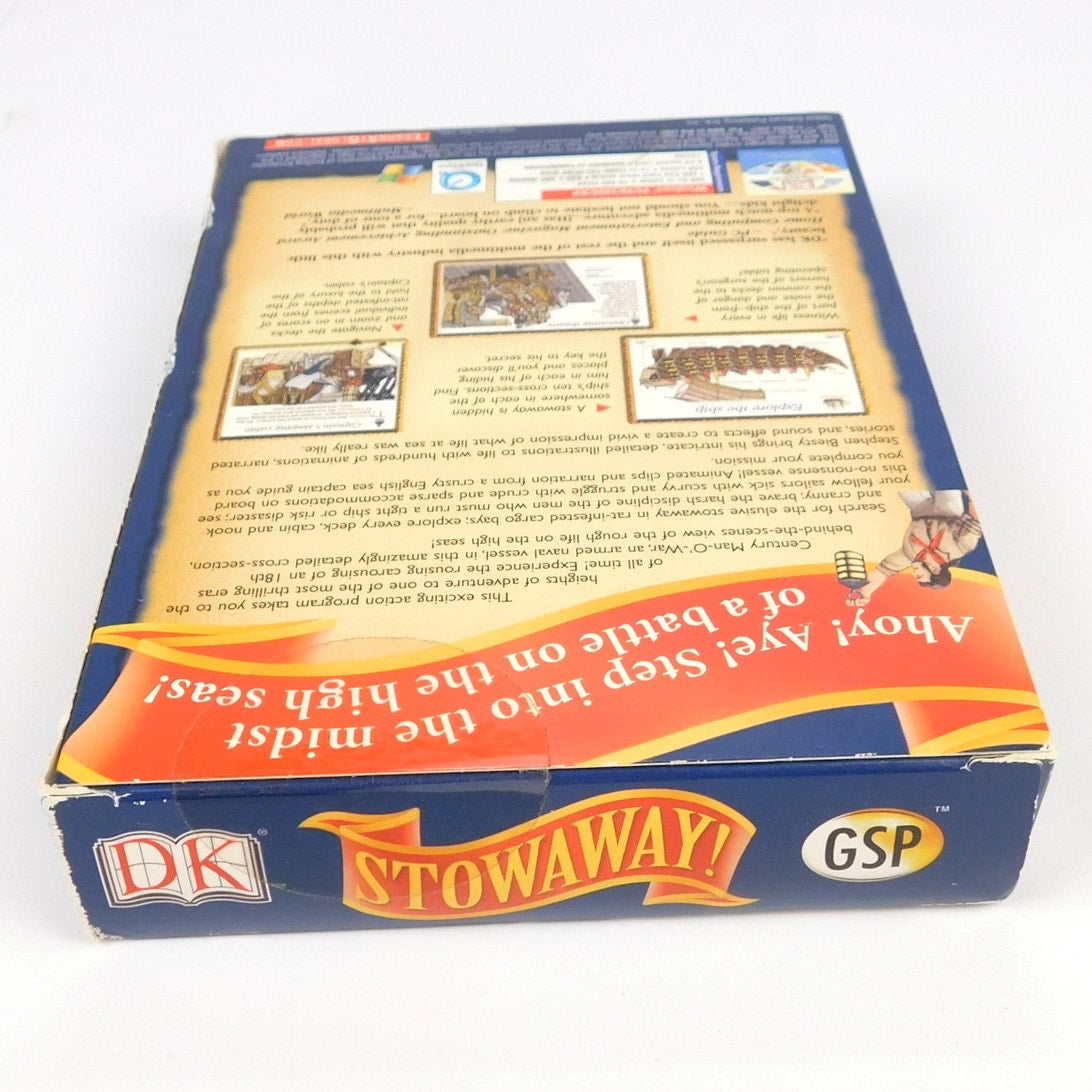 DK Stowaway! PC CD-ROM Sealed Small Box Educational Adventure 2007 Edition