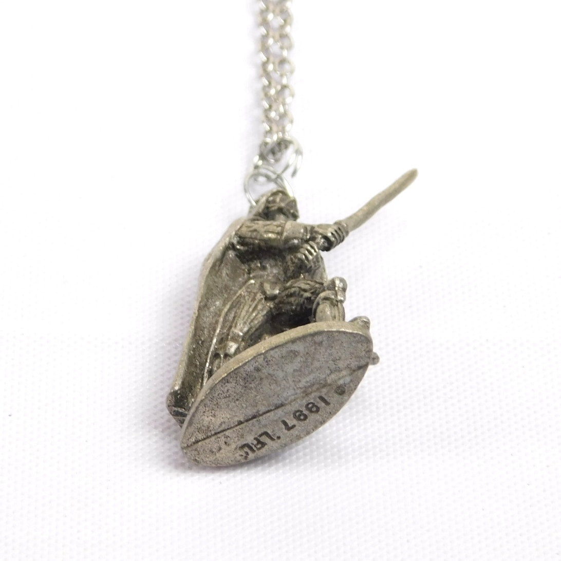 Vintage Darth Vader Necklace Star Wars Monopoly Game Piece Sterling Silver 1997