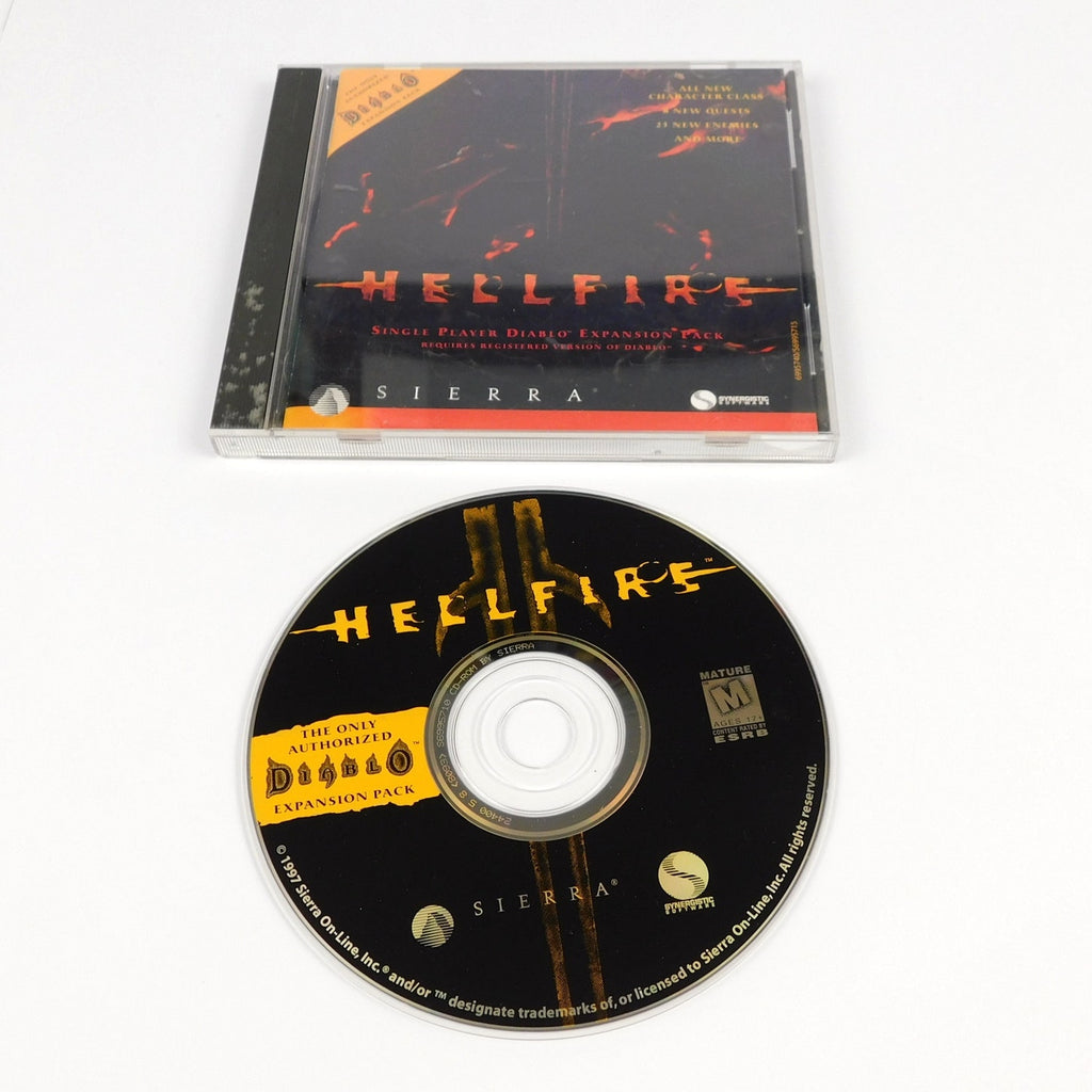 Diablo Hellfire PC Expansion Pack Sierra Windows CD ROM Complete Tested 1997