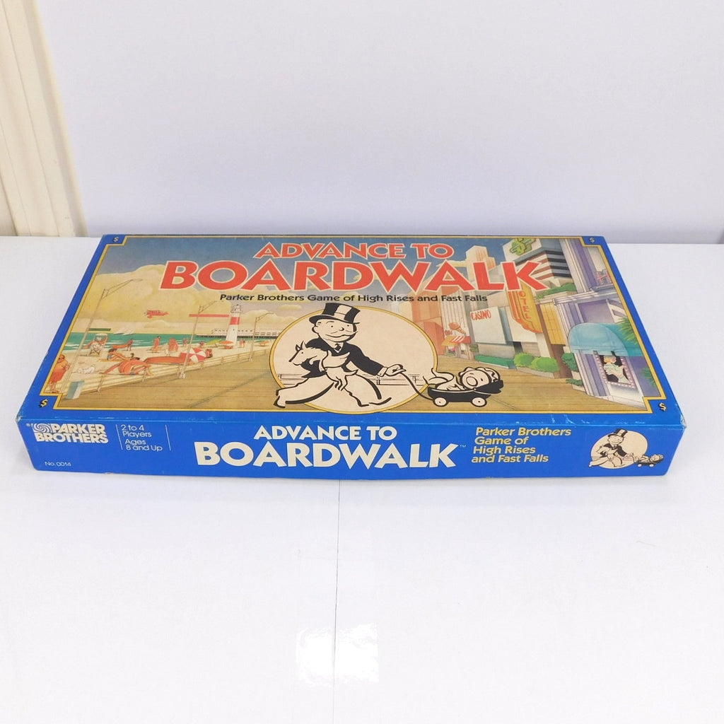 Vintage 1985 Advance to Boardwalk Parker Brothers Board Game Complete CIB