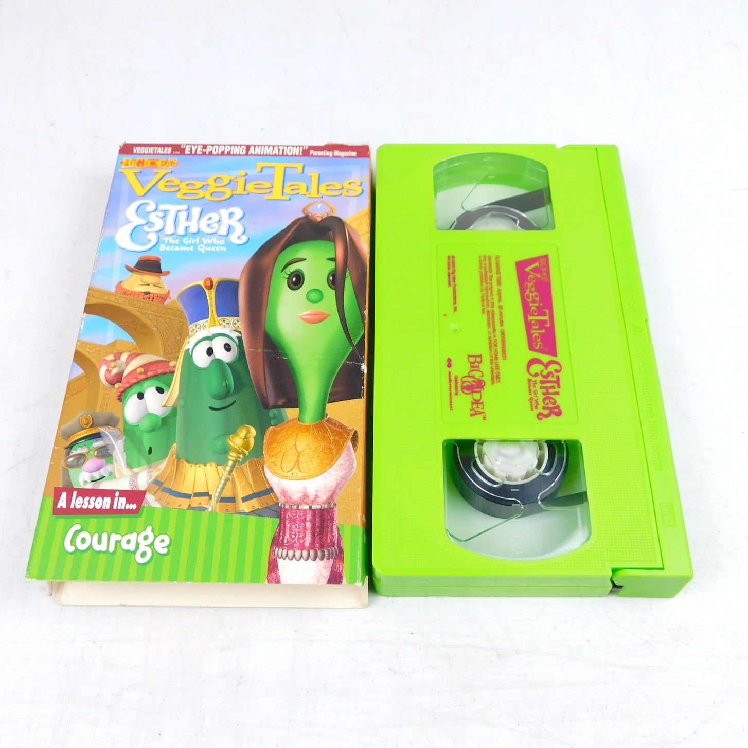 VeggieTales Esther The Girl Who Became Queen VHS Tested Big Idea 2000