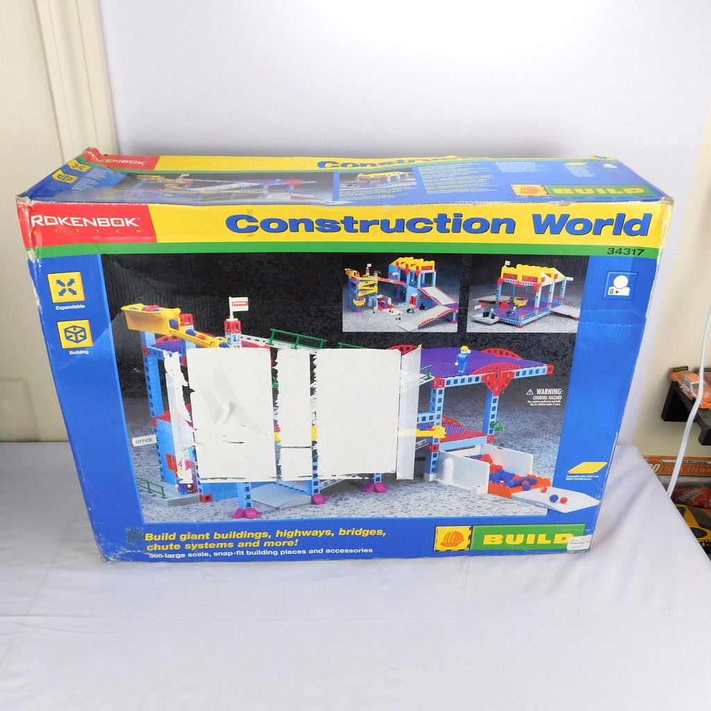 Rokenbok Construction World 34317 Complete CIB Building System Sealed Bags 1997